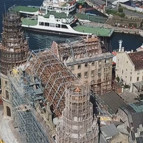 Tarihi Haydarpaşa Garında baŞlayan restorasyon sürüyor