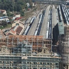 Tarihi Haydarpaşa Garında baŞlayan restorasyon sürüyor