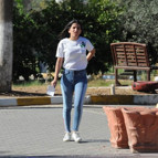 Sınava yetişmek için koştular