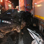 TEM Otoyolunda zincirleme trafik kazası