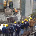 Viyadük çalışmasında feci olay