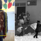 Battaniyeden yapılan çantayı kullanan İsmail’in yüzü güldü