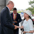 Cumhurbaşkanı Erdoğandan sergi ziyareti