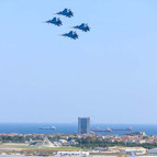 Rus pilotlardan TEKNOFESTte nefes kesen gösteri