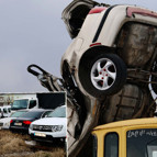 Yediemin otoparklarındaki araçlar, çürümeye terk edildi