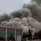 Manisada plastik oyuncak fabrikasında yangın