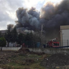 Manisada plastik oyuncak fabrikasında yangın