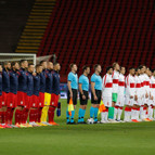 Sırbistan-Türkiye maçından en özel kareler