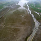 Sazlıdere Barajı’nda korkutan manzara