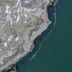 Acıgölde kuraklık nedeniyle derin yarıklar oluştu