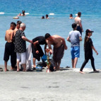 Salda Gölünde rezil görüntüler