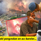 Son dakika haberi... Manavgatta tarihin en büyük yangını Yangının dehşeti bu karelerde...