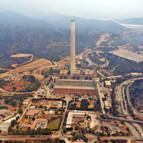 Termik santralindeki yangının ardından...