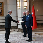 Cumhurbaşkanı Erdoğana büyükelçilerden güven mektubu takdimi