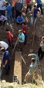 13 köylü son yolculuğuna böyle uğurlandı