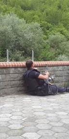 Trabzonda polise saldırı