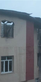 Adanada kız öğrenci yurdundaki yangından ilk kareler...