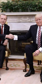 Merakla beklenen Trump-Erdoğan görüşmesi böyle gerçekleşti