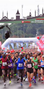 İstanbulda maraton coşkusu