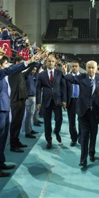 MHP seçim bildirgesini açıkladı. İşte toplantıdan fotoğraflar