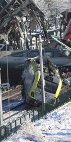 Ankarada tren kazası