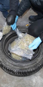 Kapıkulede TIRda 2 ton 70 kilo esrar ele geçirildi