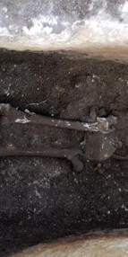 Perre Antik Kentinde 1500 yıllık insan iskeleti bulundu