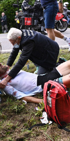 Fransa Bisiktlet Turundaki kazadan öne çıkan fotoğraflar