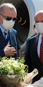 Cumhurbaşkanı Recep Tayyip Erdoğan KKTCde
