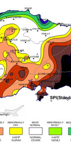 Meteorolojiden kuraklık haritası