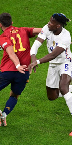 İspanya - Fransa maçından öne çıkan fotoğraflar