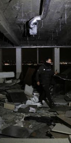 Beyoğlunda Reza Zarrabın el konulan binasına dadanan hırsızlara akşam baskını