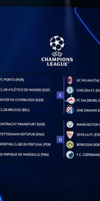 İstanbuldaki Şampiyonlar Ligi kura çekimi heyecanından fotroğraflar