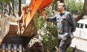 Polisten müdahale sonrası hatıra fotoğrafı