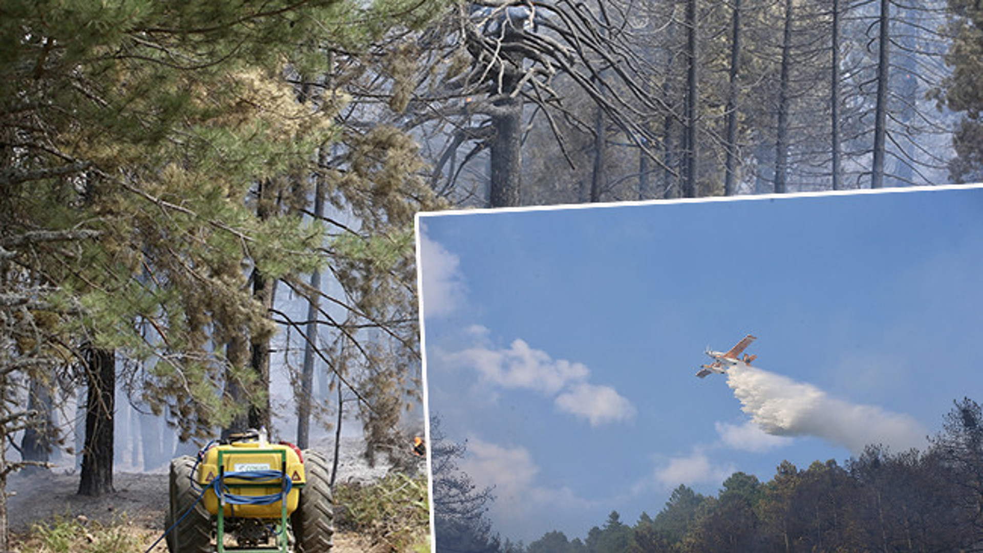 Kuyucak District of Aydın, Turkey, Where Two Forestry Personnel Were Injured When a Water Tender Overturned During the Response in Türkiye