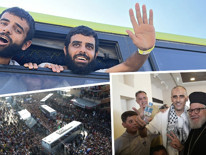 Dünyanın konuştuğu görüntüler: Filistinli esirler böyle özgürlüğüne kavuştu