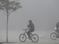 Yoğun sis... Görüş mesafesi 20 metreye kadar düştü