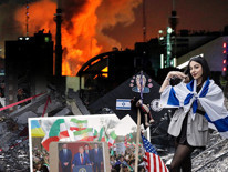 Avrupadaki İranlılardan dikkat çeken protesto | ABD ve İsrail İrana saldırdı; bölge yangın yeri Çok sayıda ölü ve yaralı var, savaş devam ediyor