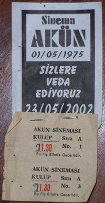Bir kuşağın hatırası Akün Sineması