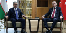 Erdoğan, Özbek mevkidaşı ile görüştü