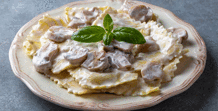 Kremalı mantar soslu ravioli tarifi