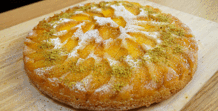 Şeftalili tart kek (Videolu)