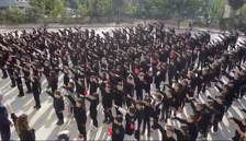 Batman’da 563 öğrenciden, ‘Atatürk Çocukları’ şarkısı