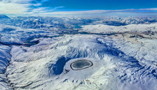 Munzur’un kalbinde buz tutmuş bir doğa harikası