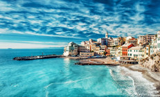 Pugliada arabayla köy-kasaba (İtalya)