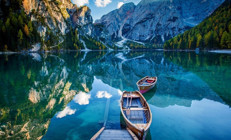 Avrupada doğal güzellik:  Lago di Braies