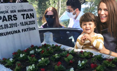 Ebru Şallı ve Harun Tan’ın evlat acısı... Parsın mezar taşı kahretti..
