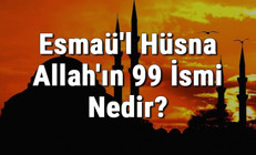 Esmaül Hüsna Allahın 99 İsmi ve Anlamları - Esmaül Hüsna ne demek ve zikri nedir Okunuşu ve Faziletleri