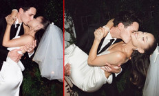 Ariana Grande ile Dalton Gomezin kapalı kapılar ardındaki düğününden ilk kareler