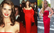 O kırmızı elbiseyi 23 yıl sonra kızı giydi